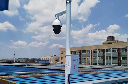 屋頂新能源發電4G監控球機攝像頭